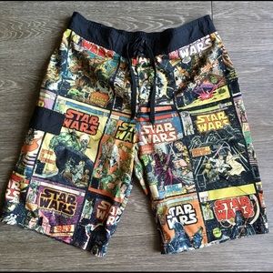 Star Wars Comic Style Men’s Board Shorts, Large